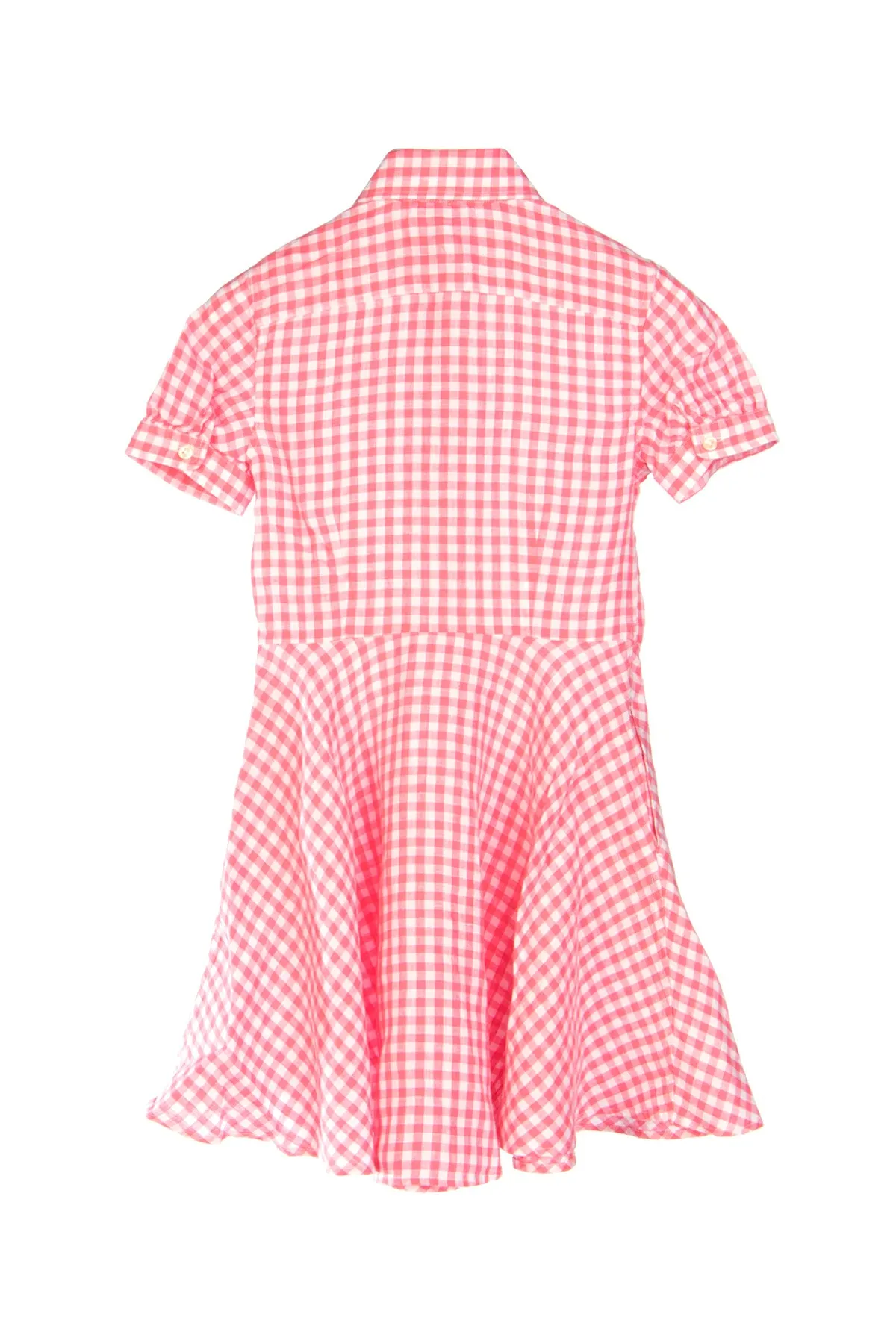 Ralph Lauren Kids Checked Print Shirt Dress