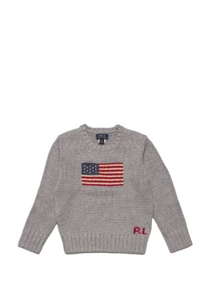 Ralph Lauren Kids Flag Intarsia Jumper