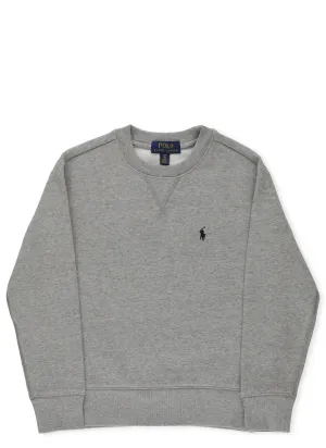 Ralph Lauren Kids Logo Embroidered Crewneck Sweatshirt