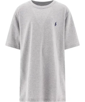 Ralph Lauren Kids Logo Embroidered Crewneck T-Shirt