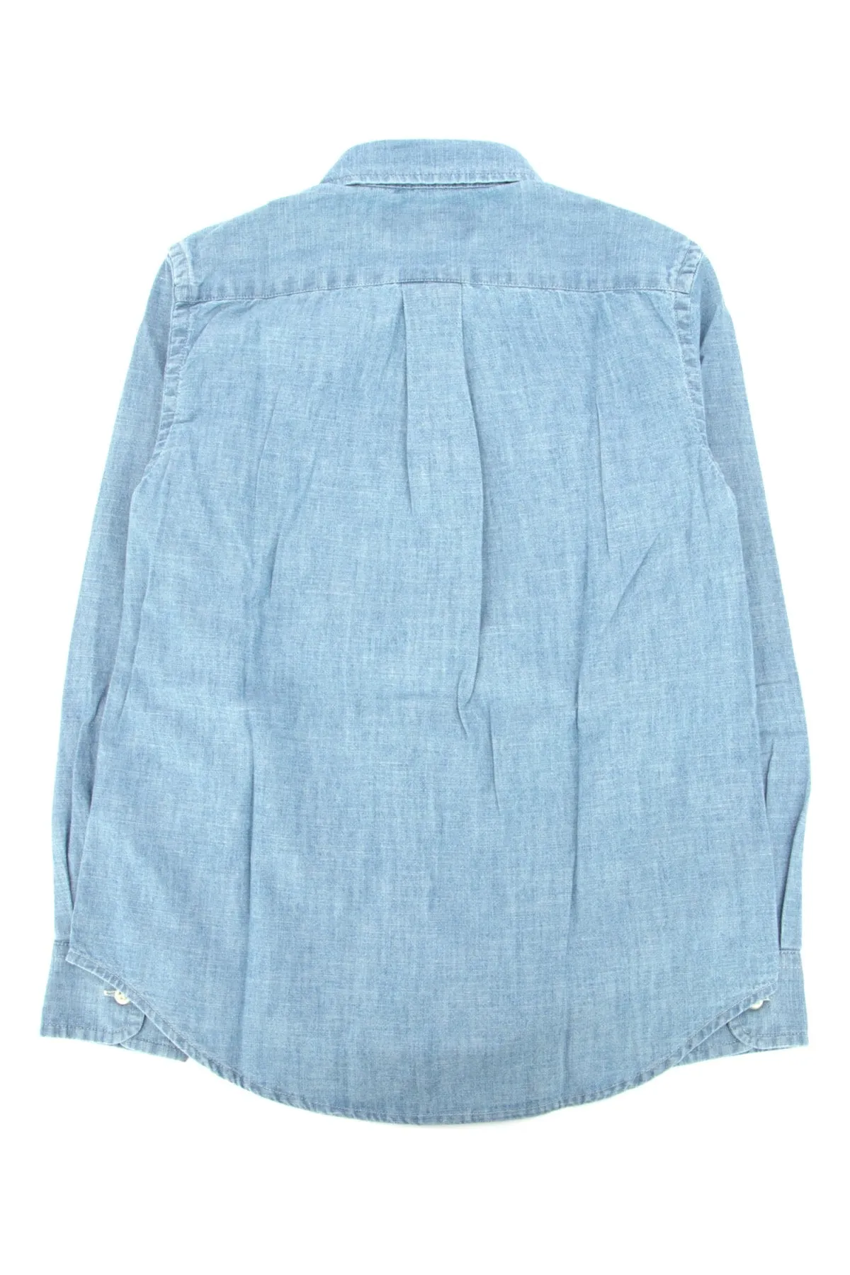 Ralph Lauren Kids Logo Embroidered Denim Shirt