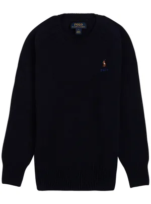 Ralph Lauren Kids Logo Embroidered Jumper