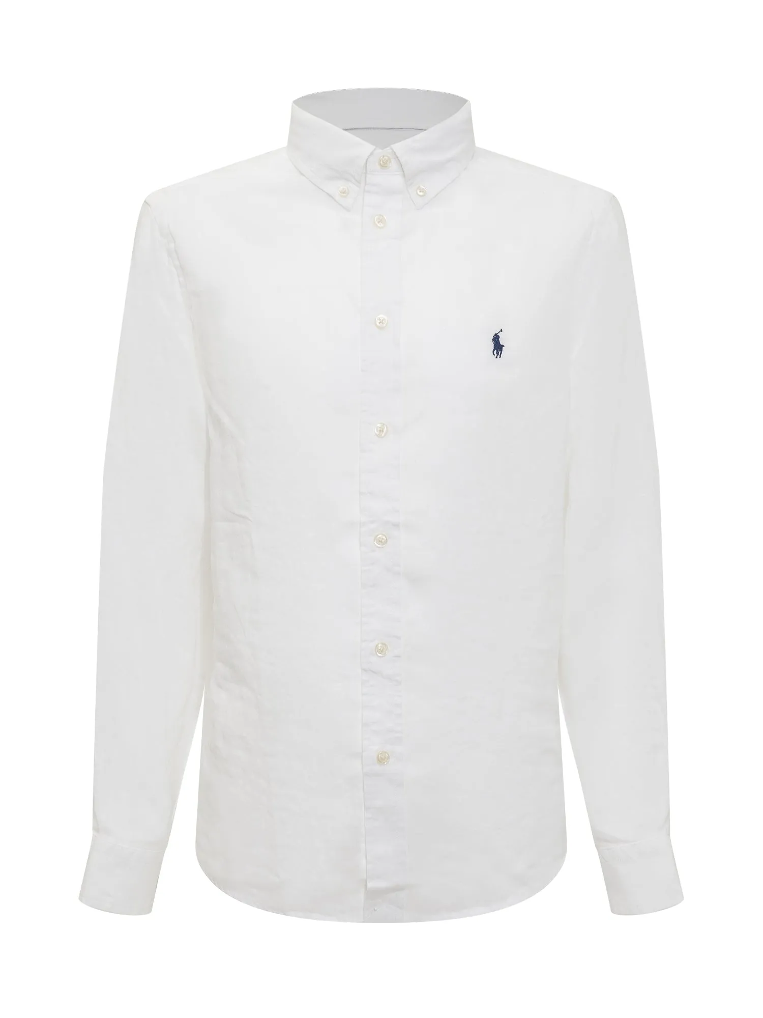 Ralph Lauren Kids Logo Embroidered Long Sleeved Shirt