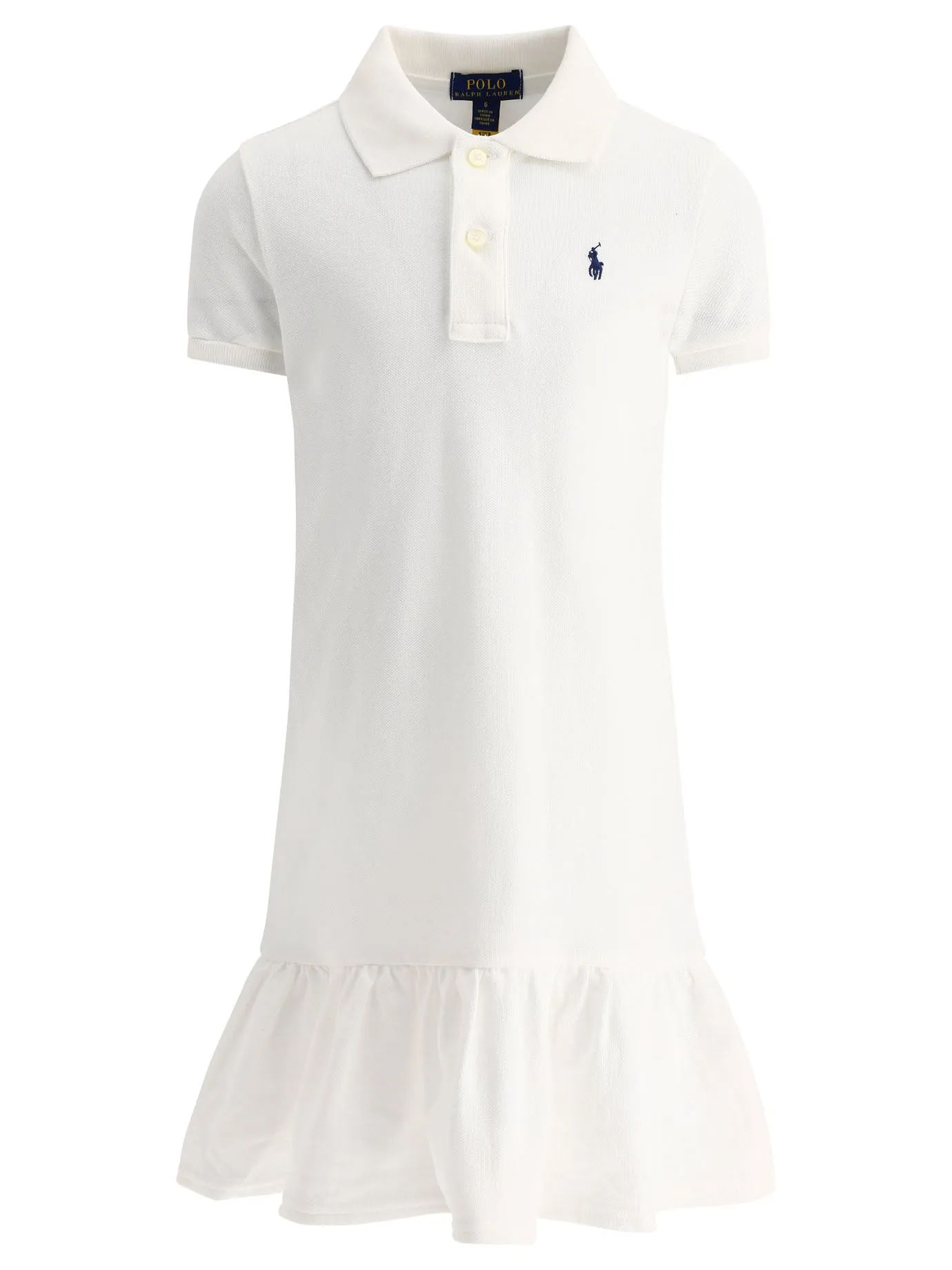 Ralph Lauren Kids Logo Embroidered Polo Shirt Dress