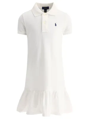 Ralph Lauren Kids Logo Embroidered Polo Shirt Dress