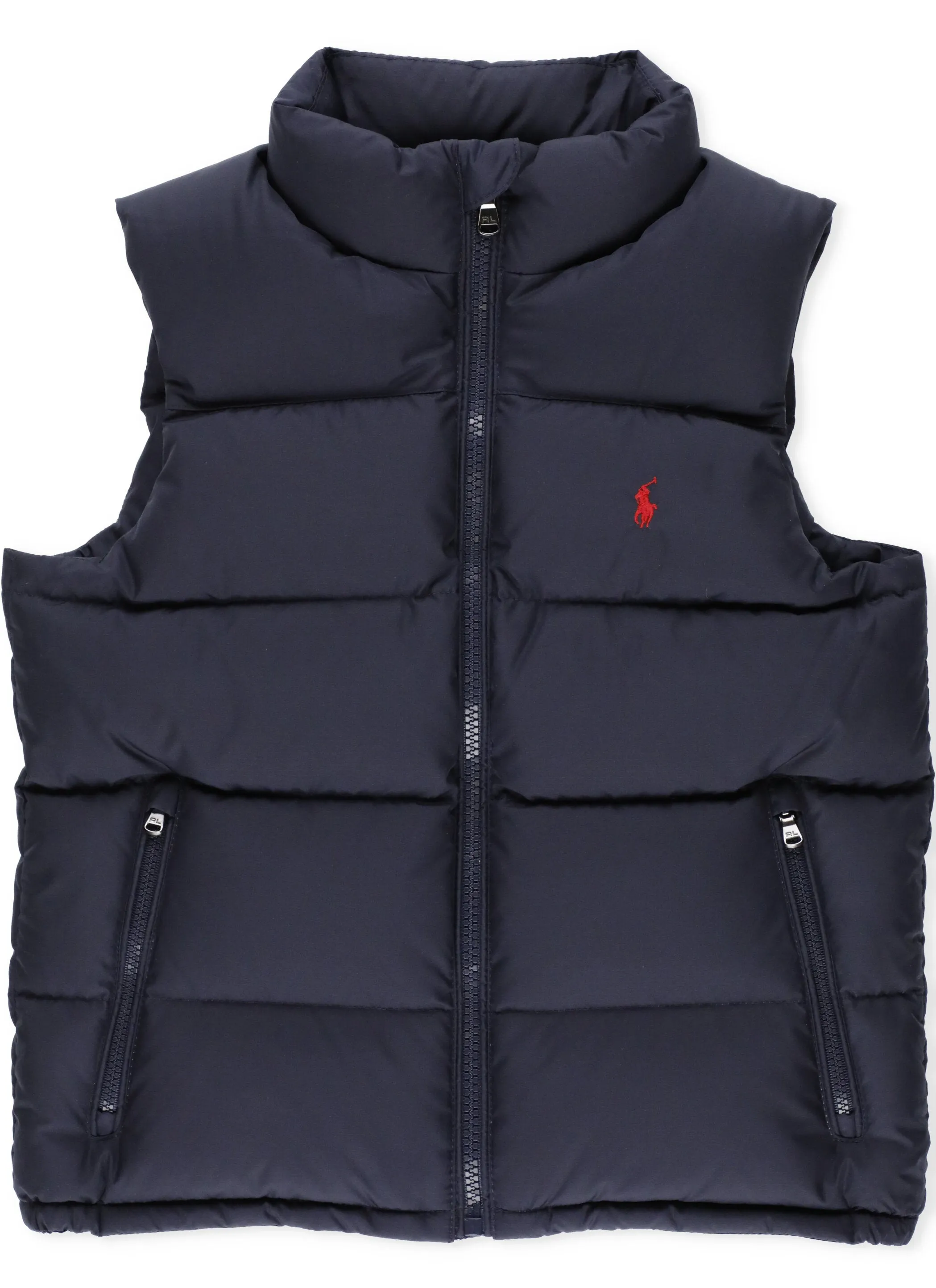 Ralph Lauren Kids Logo Embroidered Quilted Gilet