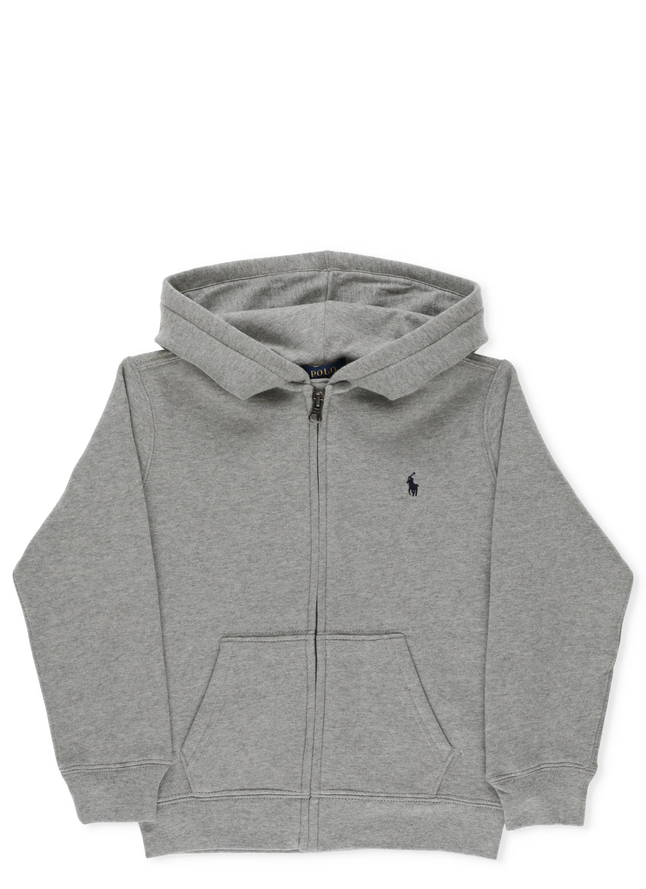 Ralph Lauren Kids Logo Embroidered Zipped Hoodie