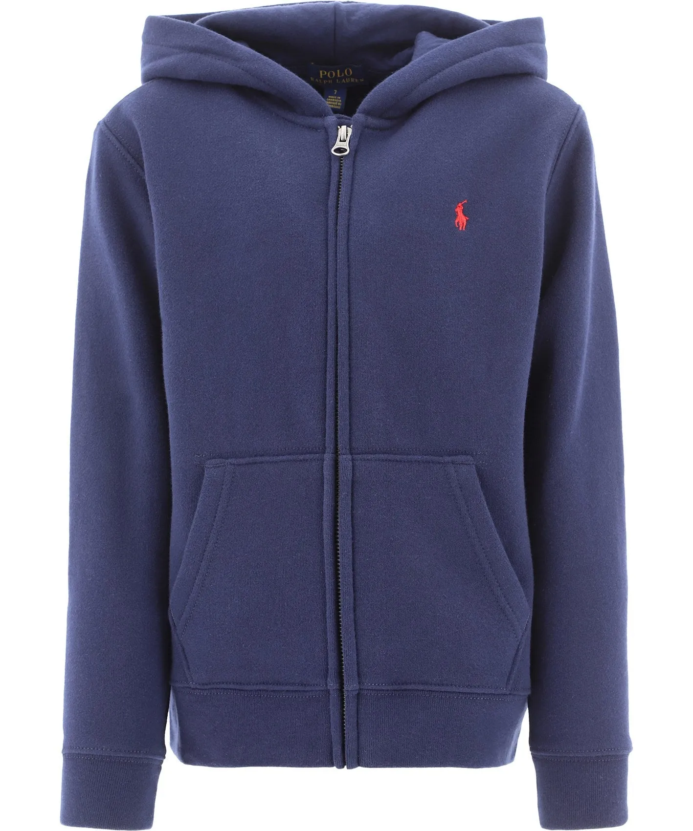 Ralph Lauren Kids Logo Embroidered Zipped Hoodie