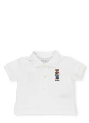 Ralph Lauren Kids Polo Bear Embroidered Polo Shirt