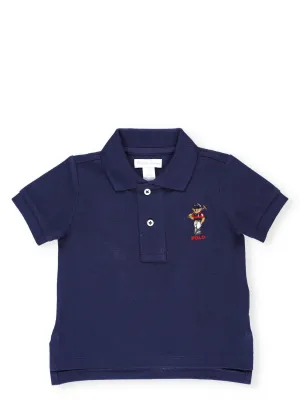 Ralph Lauren Kids Polo Bear Embroidered Polo Shirt