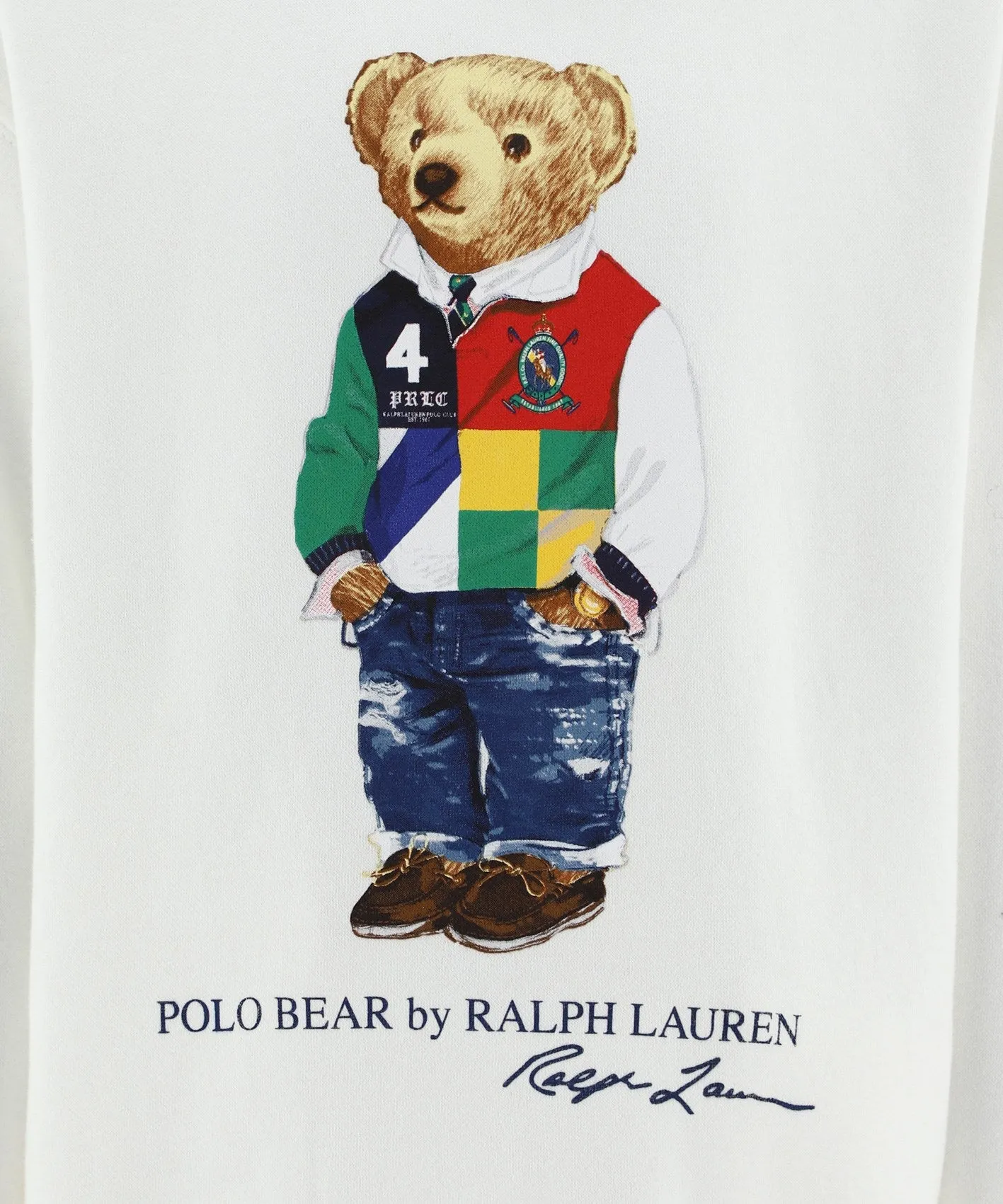 Ralph Lauren Kids Polo Bear Print Hoodie
