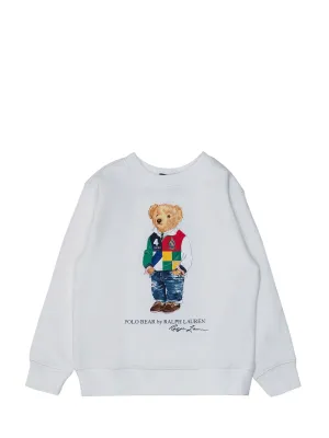 Ralph Lauren Kids Polo Bear Print Sweatshirt