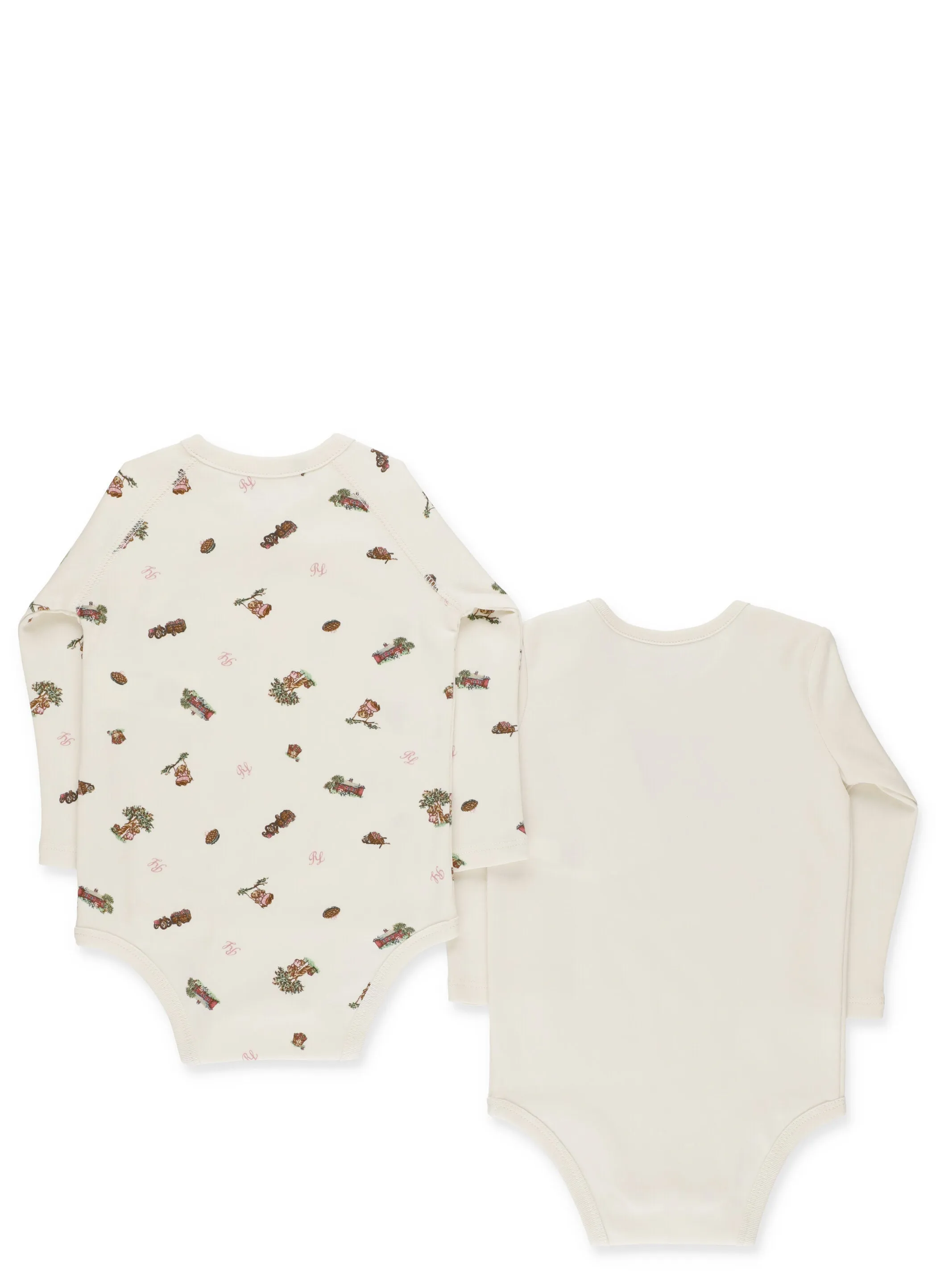 Ralph Lauren Kids Two-Pack Graphic Printed Onesies