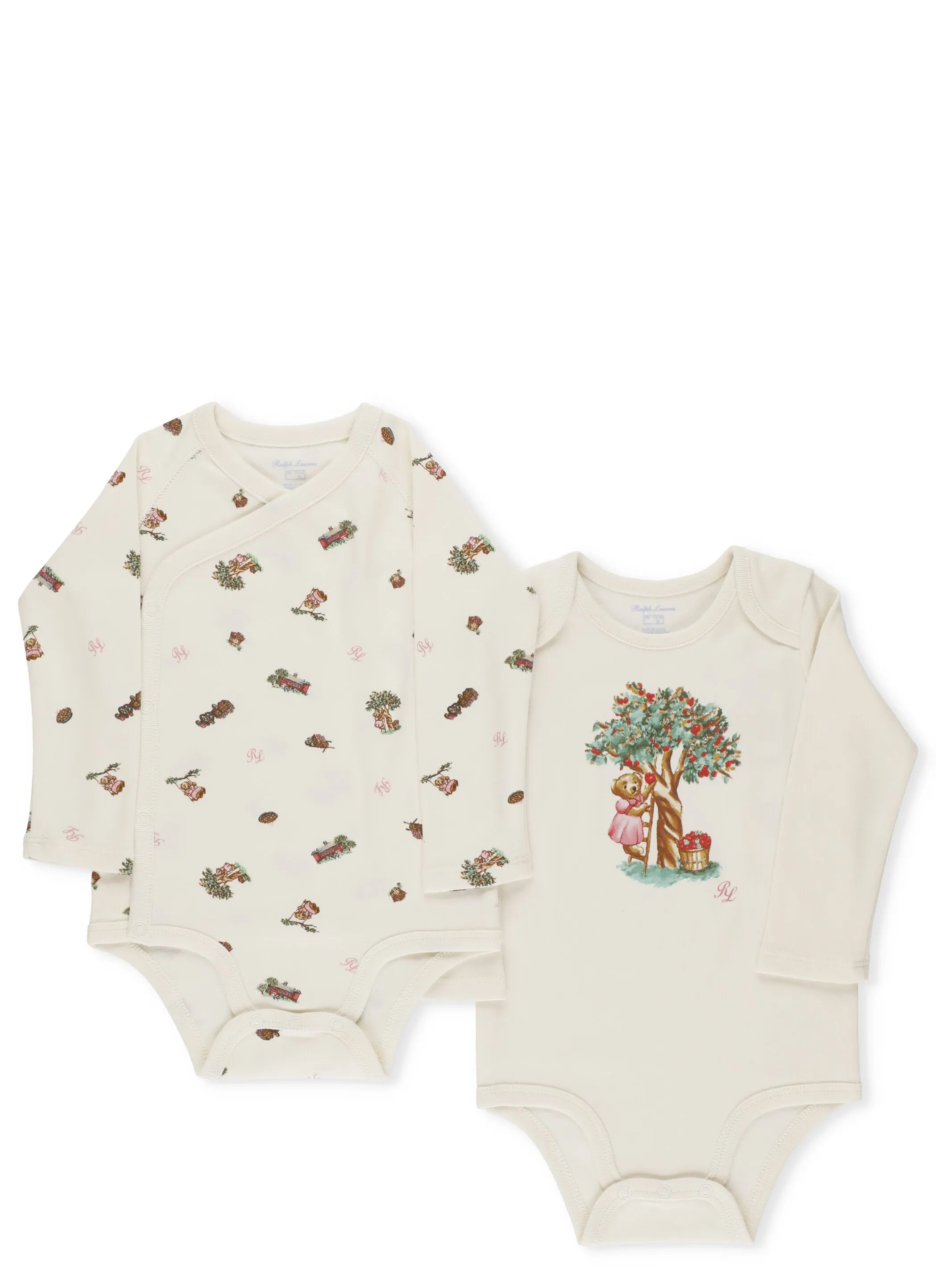 Ralph Lauren Kids Two-Pack Graphic Printed Onesies