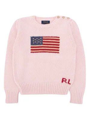 Ralph Lauren Kids US Flag Intarsia Jumper