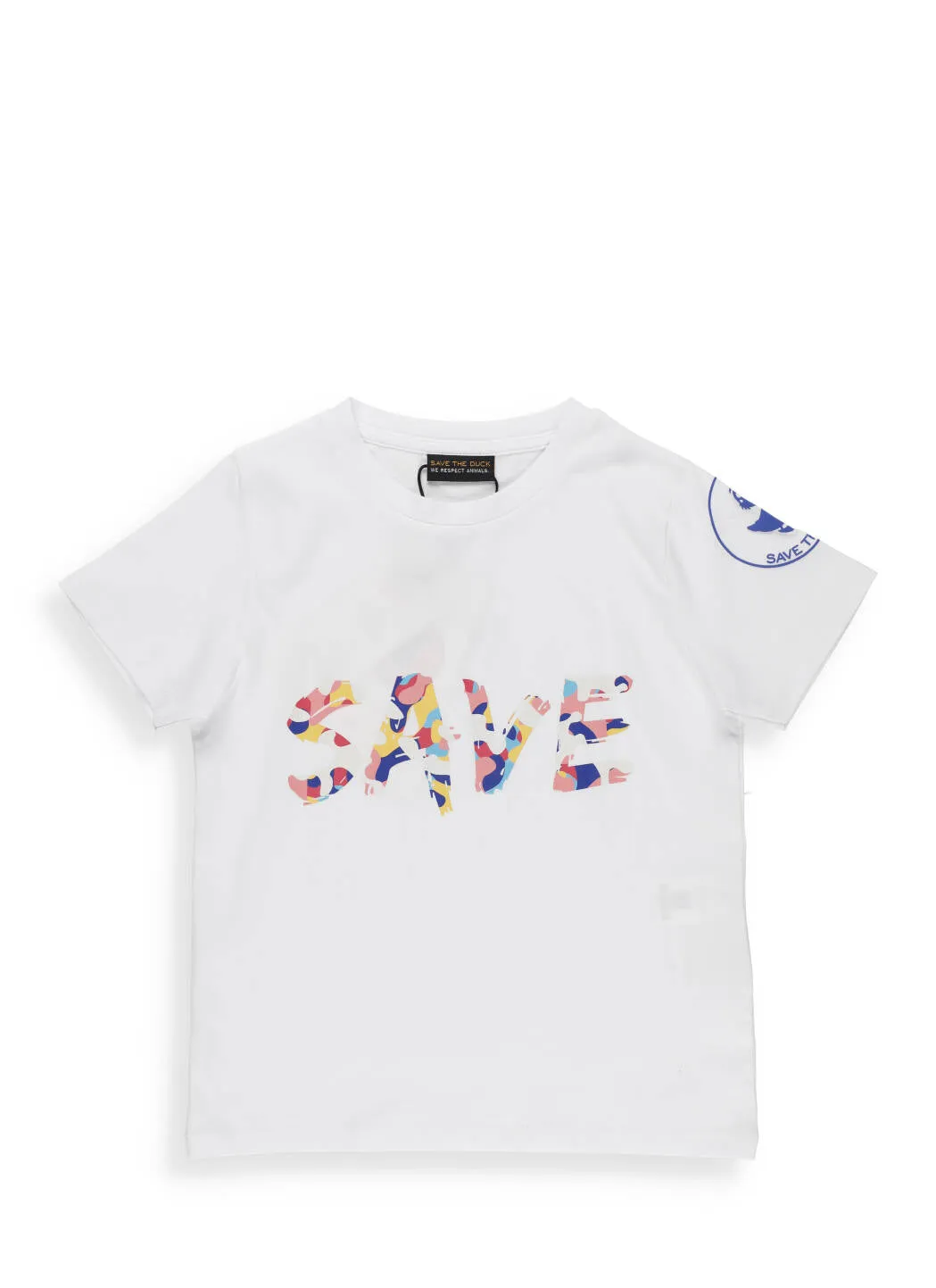 Save The Duck Kids Graphic Save Printed T-Shirt