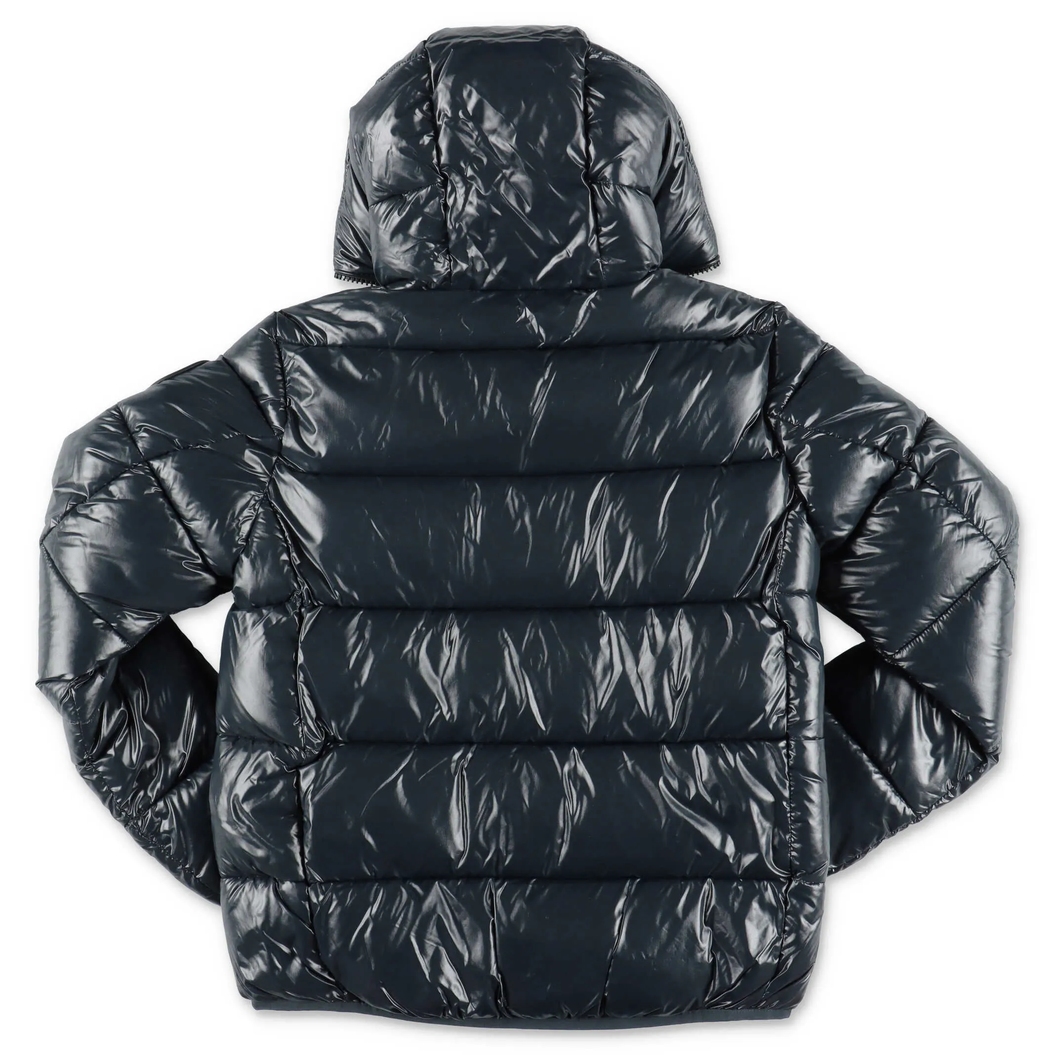 Save The Duck Kids Logo Printed Hooded Jacket