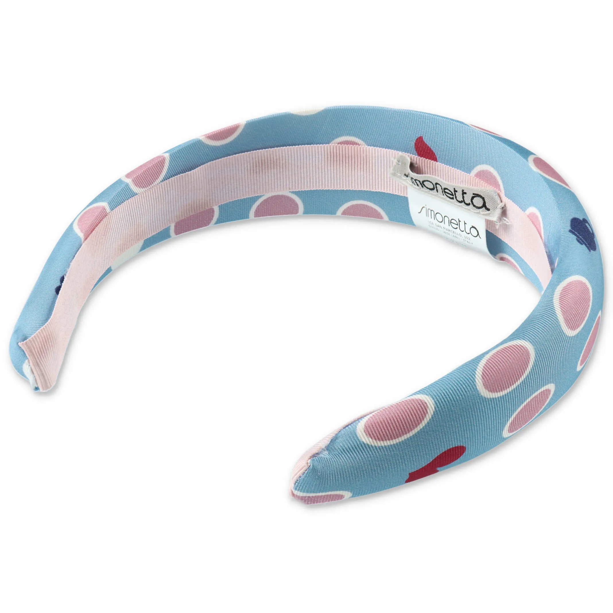 Simonetta Polka Dot Printed Headband