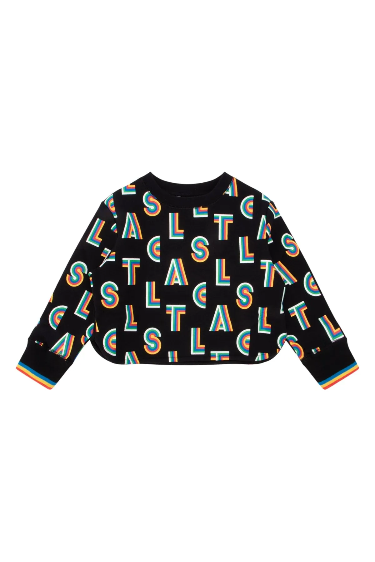 Stella McCartney Kids Allover Logo Printed Sweatshirt
