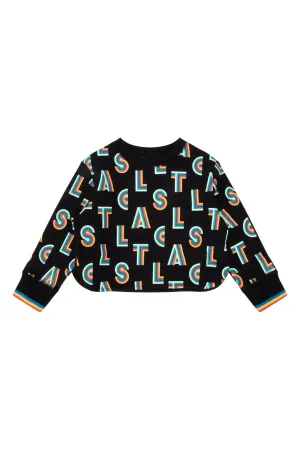 Stella McCartney Kids Allover Logo Printed Sweatshirt