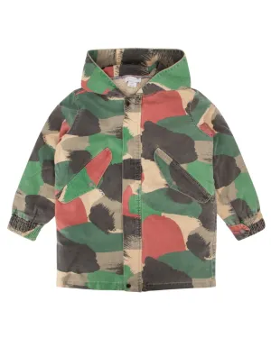 Stella McCartney Kids Camouflage Denim Parka