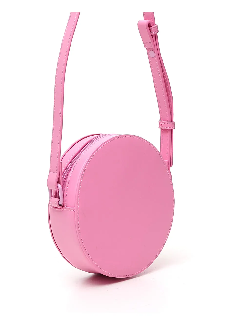 Stella McCartney Kids Checked Heart Round Shoulder Bag