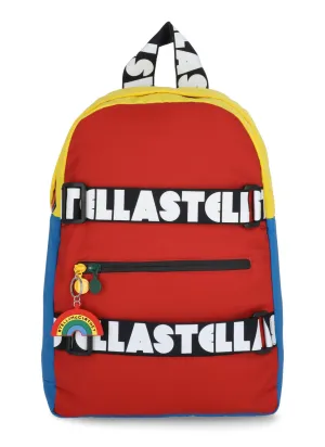 Stella McCartney Kids Colourblock Logo Backpack