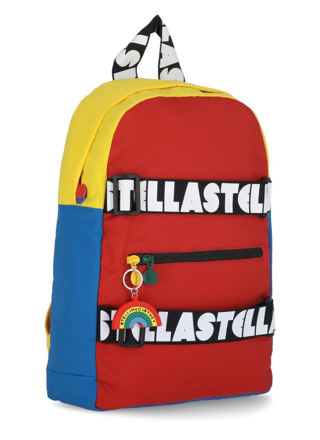 Stella McCartney Kids Colourblock Logo Backpack