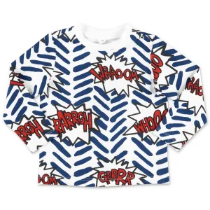 Stella McCartney Kids Comic Bubbles Long-Sleeve Top