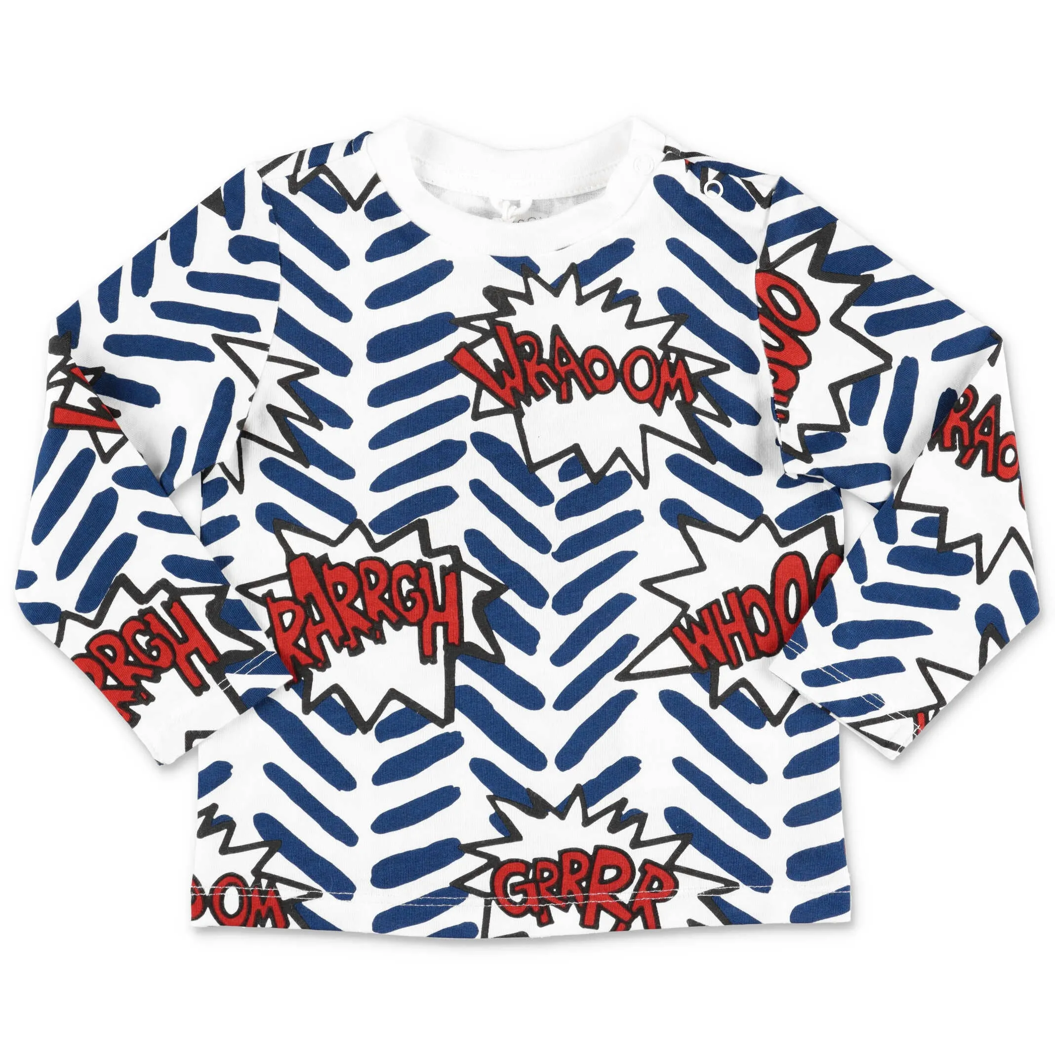 Stella McCartney Kids Comic Bubbles Long-Sleeve Top