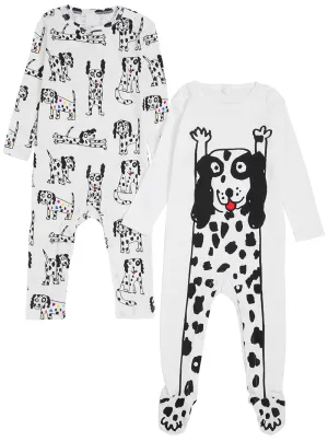 Stella McCartney Kids Dalmatian Rib Babygrow Set