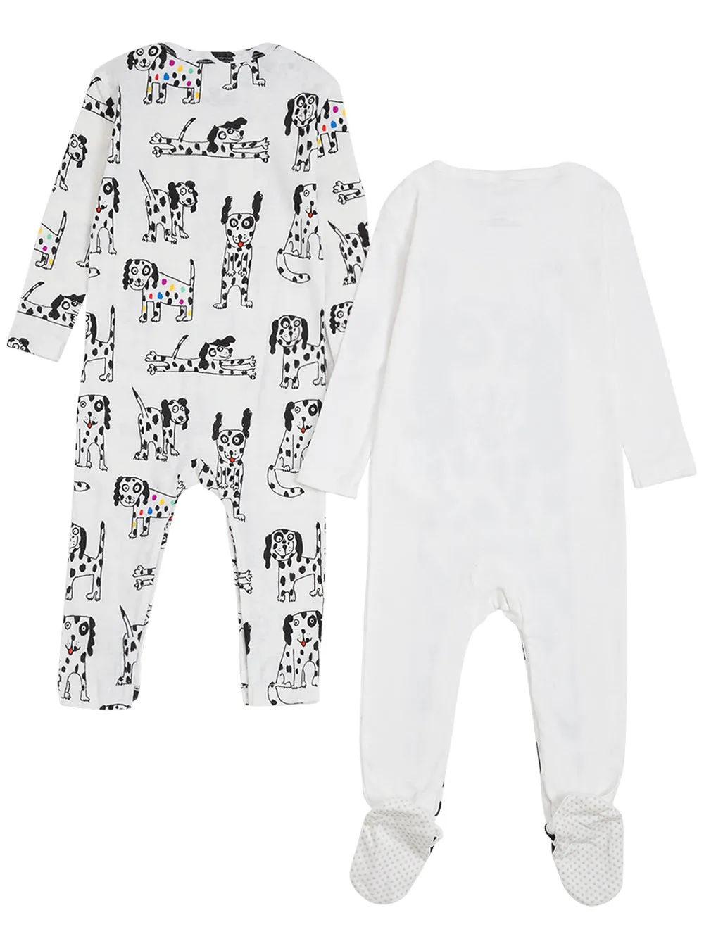 Stella McCartney Kids Dalmatian Rib Babygrow Set