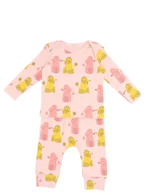 Stella McCartney Kids Doodle Poodles Print Baby Set