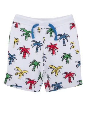 Stella McCartney Kids Doodly Palms Print Shorts