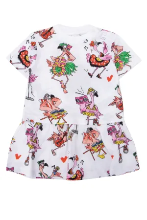 Stella McCartney Kids Flamingo Party Dress