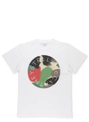 Stella McCartney Kids Graphic Logo Printed T-Shirt