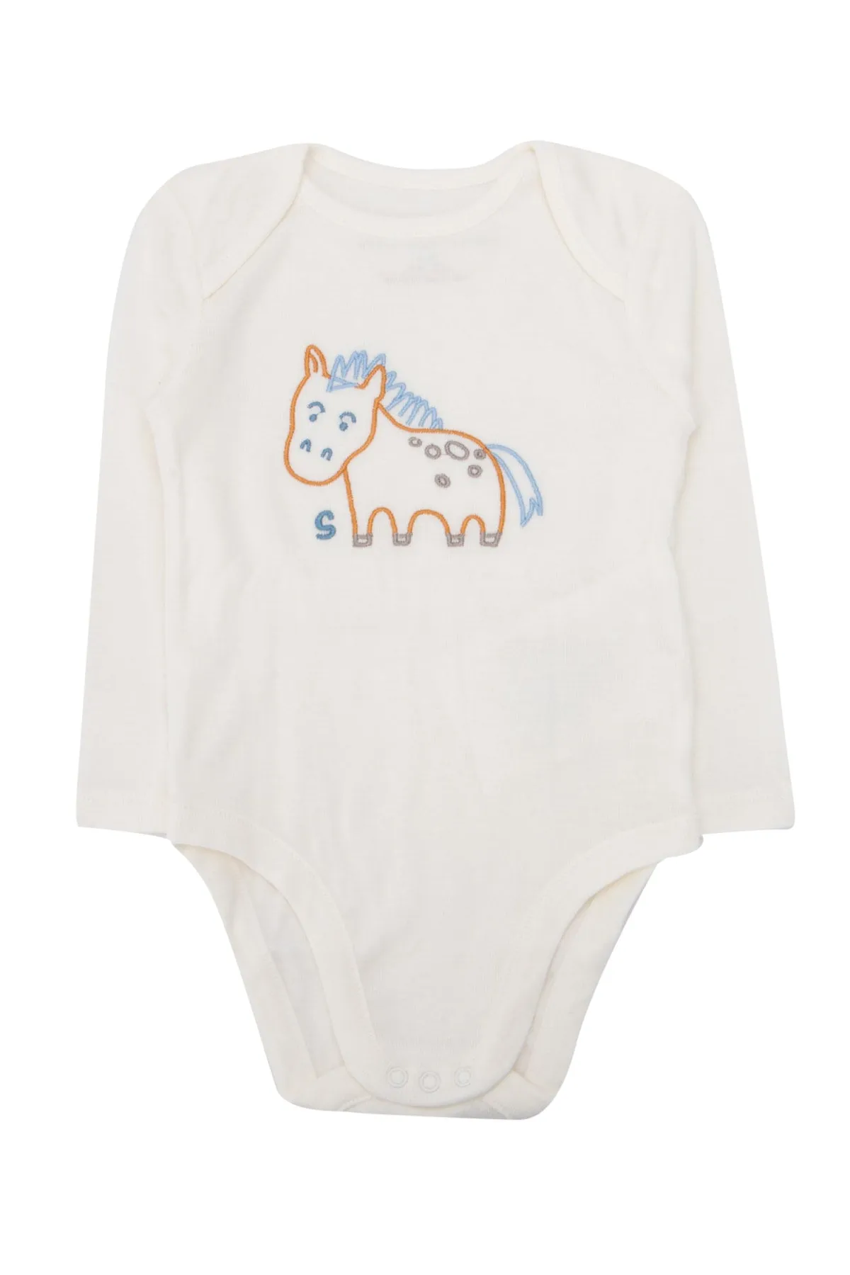Stella McCartney Kids Horse Embroidered 7 Pack Bodies