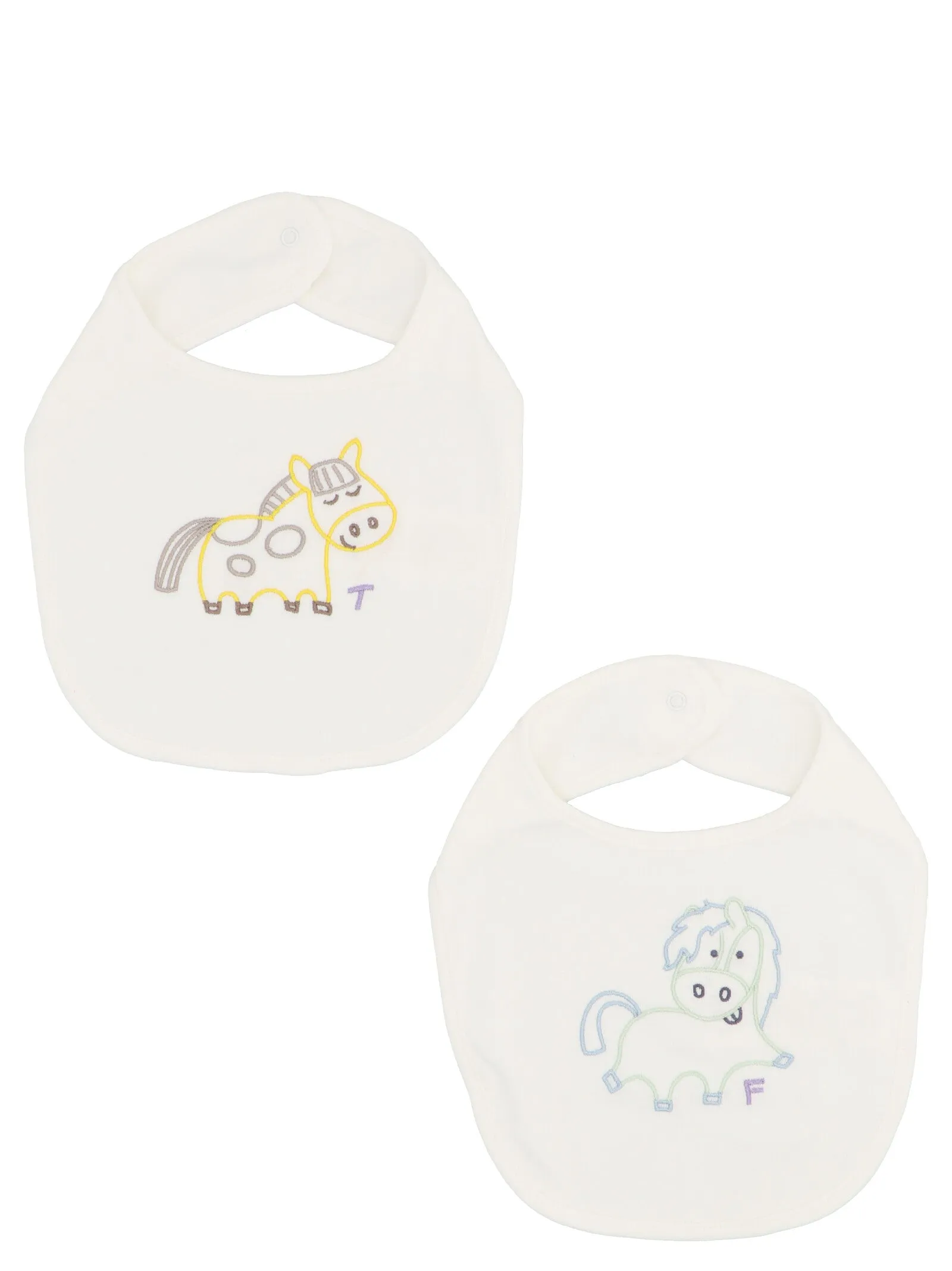 Stella McCartney Kids Horse Embroidered Bibs Set