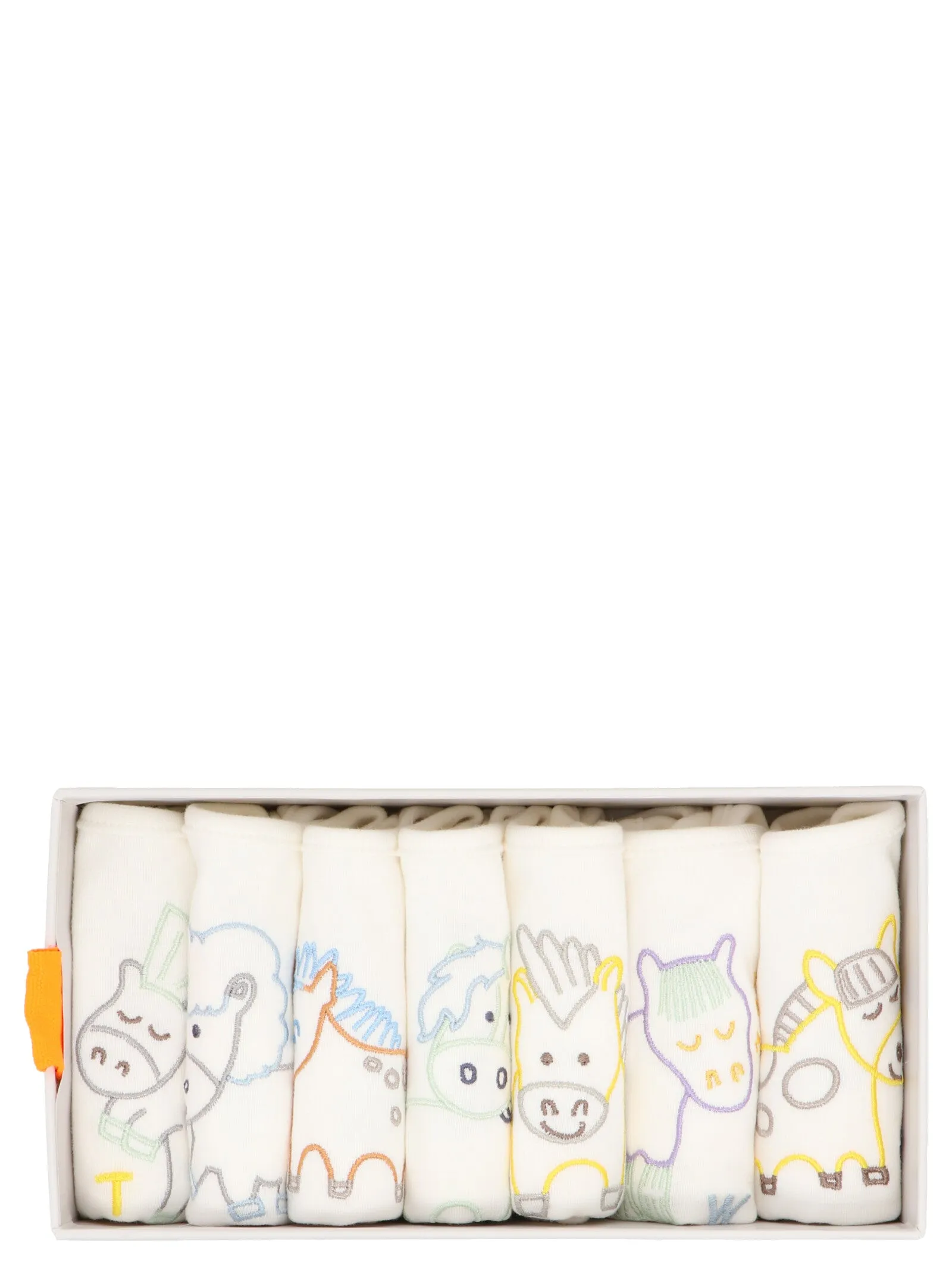 Stella McCartney Kids Horse Embroidered Bibs Set