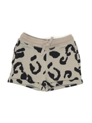 Stella McCartney Kids Leopard Fleece Shorts