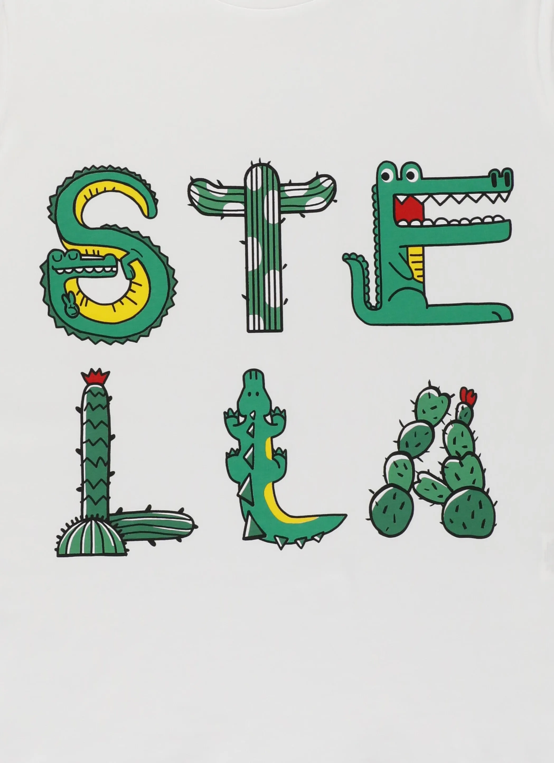 Stella McCartney Kids Logo Printed Crewneck T-Shirt