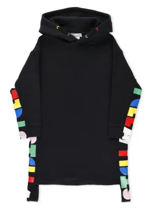 Stella McCartney Kids Logo Printed Hoodie Dress