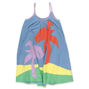 Stella McCartney Kids Palm Tree Printed Dress