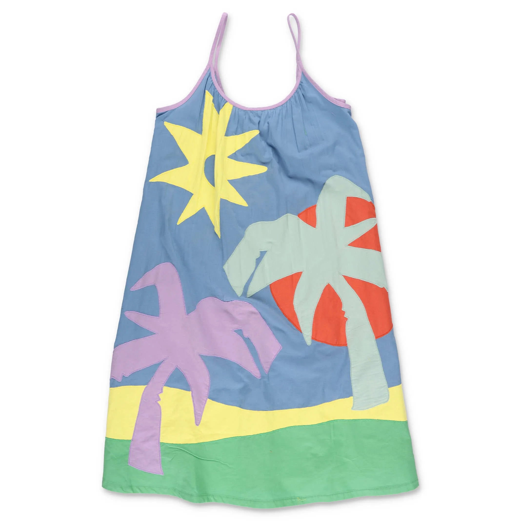 Stella McCartney Kids Palm Tree Printed Dress