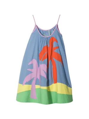 Stella McCartney Kids Palm Tree Printed Dress