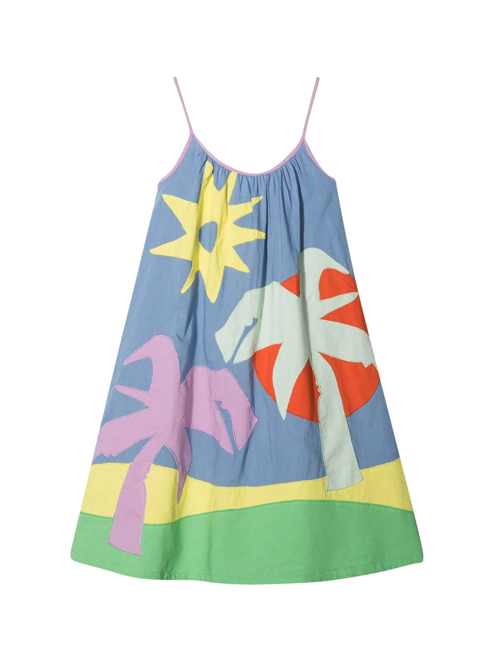 Stella McCartney Kids Palm Tree Printed Dress