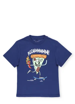 Stella McCartney Kids Pizza Skater Print T-Shirt