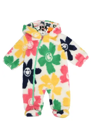 Stella McCartney Kids Smiley Flowers Teddy Baby Onesie