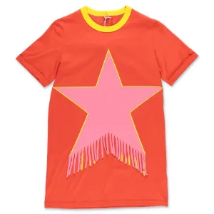 Stella McCartney Kids Star Fringed T-Shirt