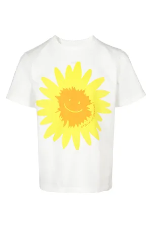 Stella McCartney Kids Sunfloral Printed Crewneck T-Shirt